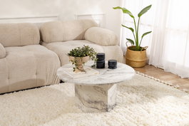 Nordure Mesa de centro Nova Freesia Marble